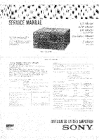 Sony TA-818 - Service Manual 
